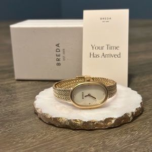 Breda Jane Mesh Strap Watch